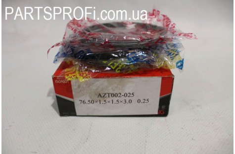 Кольца поршневые Ланос 1.5 / Авео 2 (T200) / Нексия 8 кл. к-кт, Ремонт (+0,25) AZTEC