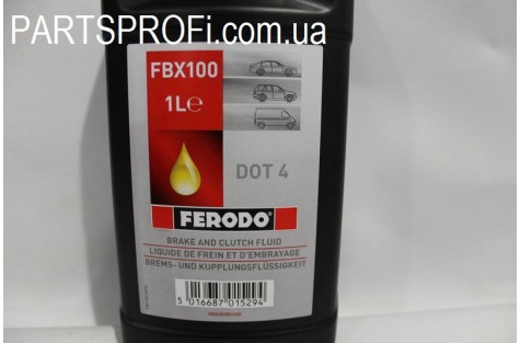 Тормозная жидкость Дот-4 (1 л) FERODO