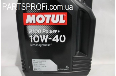Масло Моторное (10W40) MOTUL 2100 POWER , 4L
