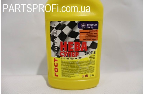 Тормозная жидкость ДОТ-3 (1 л) НЕВА