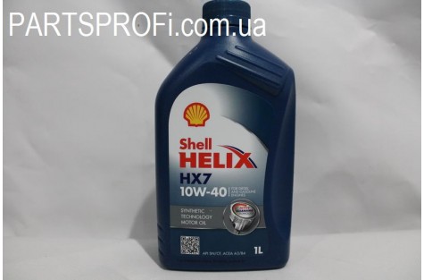 Масло Моторное (10w-40) Shell Helix HX7 , 1Л