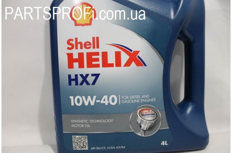 Масло Моторное (10w-40) Shell Helix HX7 , 4Л