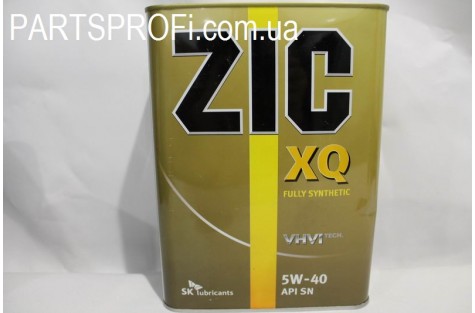 Масло моторное (5W40) ZIC XQ , 4L
