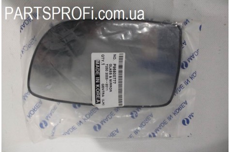 Стекло наружного Лев. Зеракала Авео T250 (Механ.)