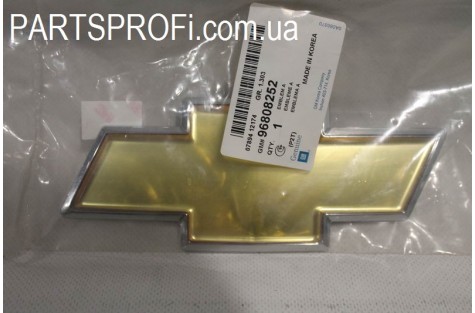 Эмблема бампера Авео Т255 Хэтчбек