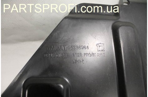 Щиток грязезащитный прав. Авео 1.5