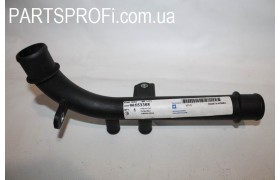 Патрубок радиатора флейта Лачетти 1.8 (до 2007гв) GM пластиковый 
