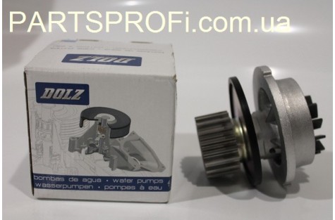Помпа водяная Ланос 1.6/ Нуб 1.6 / Некс 16кл. Dolz