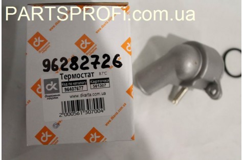 Термостат Ланос 1.6 / Авео 1.6 / Нубира 1.6 / Нексия 16kl (металлич., всборе) ДК