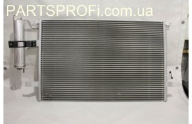 Радиатор кондиционера Лачетти (с бачком) Корея