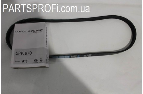 Ремень генератора Ланос 1.5 с Г/У Dongil