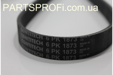 Ремень генератора Авео / Нуб 1.6 / Лачетти 1.6 / 1.8 (ЛДА, с 2007 гв) 6PK1873 Конти