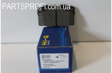 Колодки тормозные Нексия 96-98 гв передние (квадратные) HI-Q