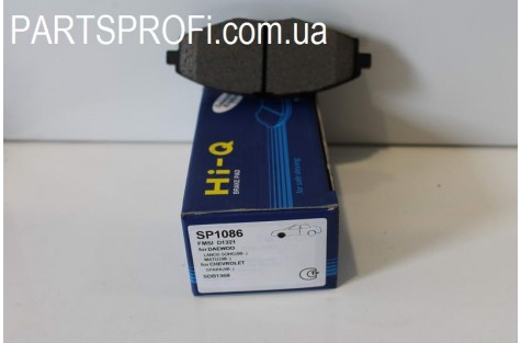 Колодки торм. Передние Ланос 1.5 \ Нексия 8кл \ Сенс \ Мат HI-Q