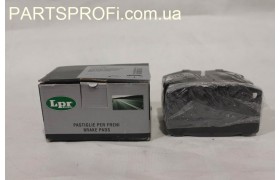 Колодки тормозные Нексия 96-98 гв передние (квадратные) LPR 