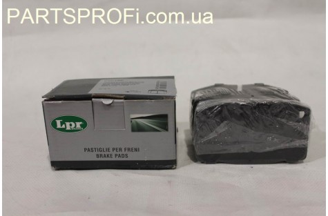 Колодки тормозные Нексия 96-98 гв передние (квадратные) LPR