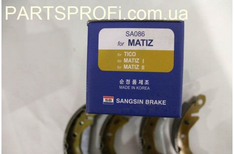 Колодки тормозные Матиз задние барабанные HI-Q