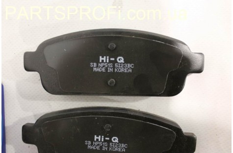 Колодки тормозные Круз задние HI-Q