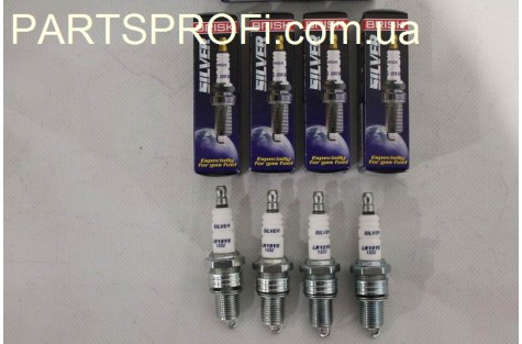 Свечи зажиг Ланос 1.5 / Авео 1.5 / Нексия 8kl / Сенс (под газ) Brisk silver
