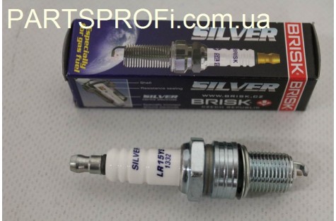 Свечи зажиг Ланос 1.5 / Авео 1.5 / Нексия 8kl / Сенс (под газ) Brisk silver